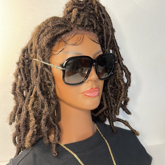 Gucci Accessories - 💯 - New Authentic Women's Rectangle Oversized Gg0887s 001 57mm Sunglasses
